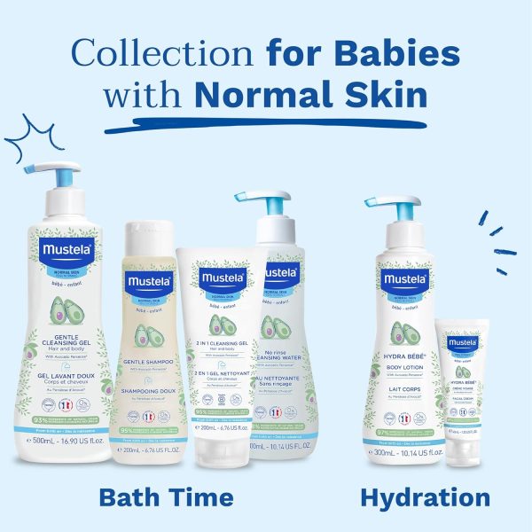 Mustela Baby Bath Time Gift Set - Baby Skin Care Essentials with Natural - Image 6