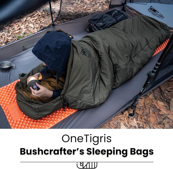 OneTigris Bushcrafter’s Sleeping Bags, Mummy Sleeping Bag for Camping - Image 8