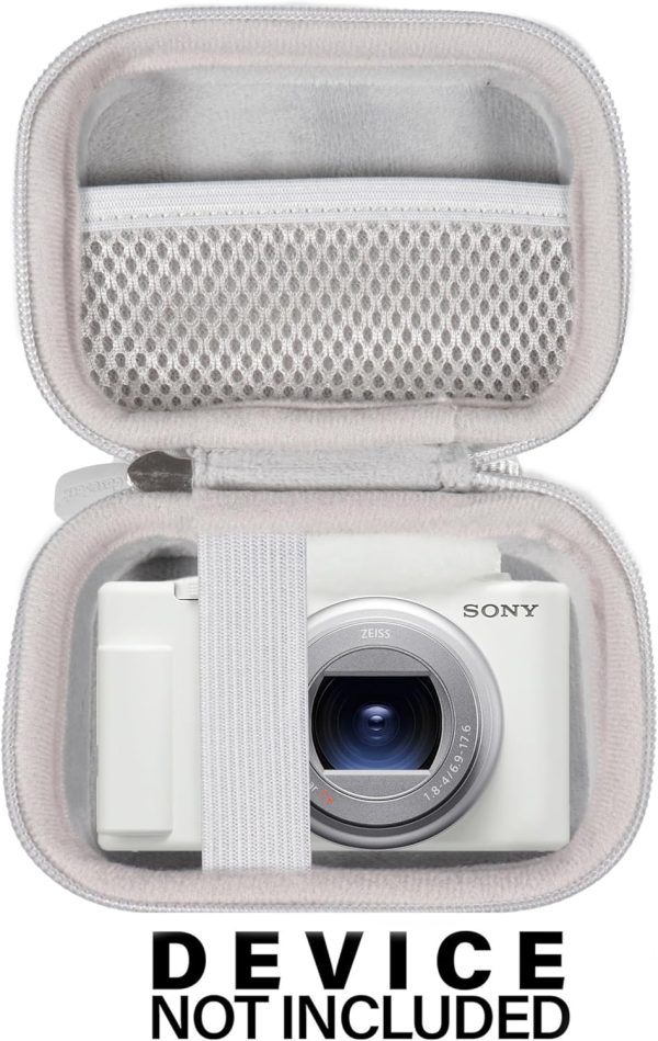 CaseSack Camera Case for Sony ZV-1F / ZV-1 / ZV-1 II Digital Camera (Smoke - Image 3