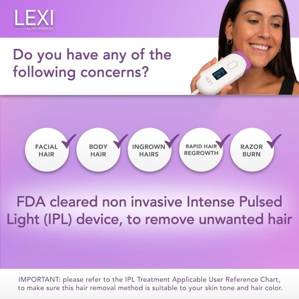 Spa Sciences - LEXI - Painless Permanent IPL Hair Removal System - FDA - Image 2