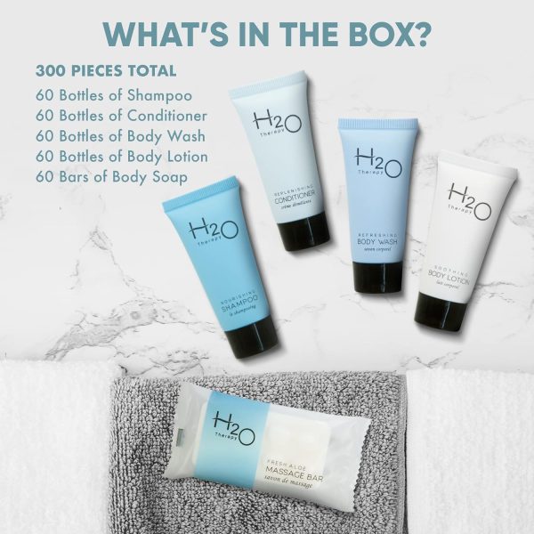 H2O Therapy Hotel Soaps and Toiletries Bulk Set | 1-Shoppe All-In-Kit - Image 3