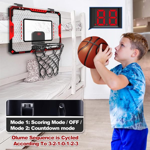 Indoor Basketball Hoop for Kids 5 6 7 8 9 10+Years Old Boys,Mini Basketball - Image 5