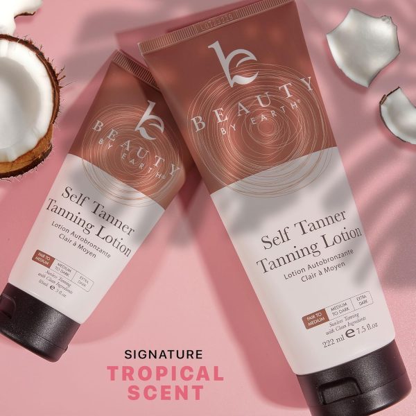 Beauty by Earth Self Tanner - USA Made with Natural & Organic Ingredients, - Image 5