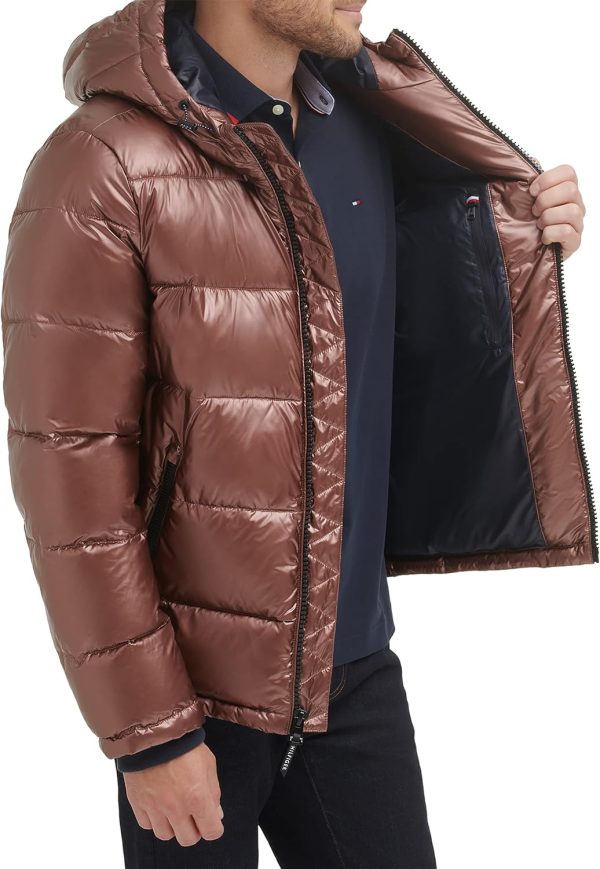 Tommy Hilfiger Mens Hooded Puffer Jacket (Standard and Big & Tall) - Image 4