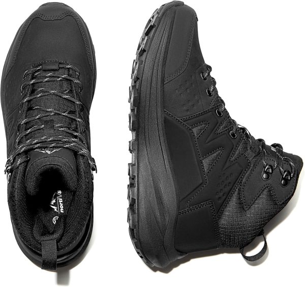 NORTIV 8 Men's Hiking Boots Waterproof Lightweight Mountaineering Outdoor - Image 6