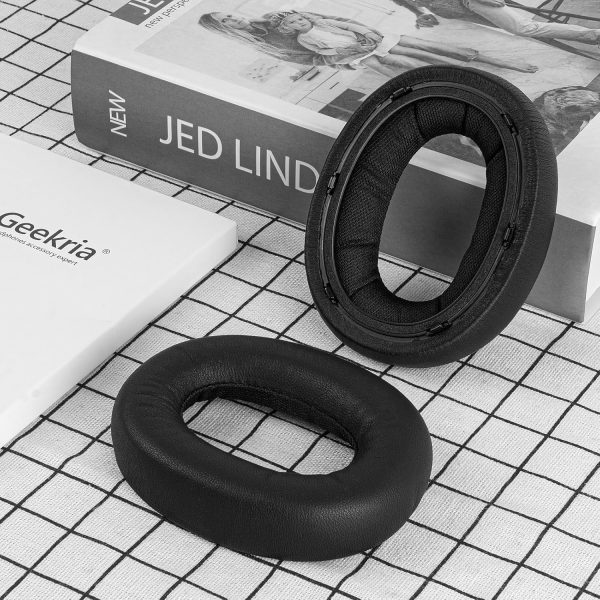 Geekria Elite Sheepskin Replacement Ear Pads for Bowers & Wilkins B&W PX7, - Image 5