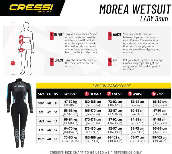 Cressi Ladies' Ultraspan Scuba Diving Wetsuit Made in Premium Material - - Image 3