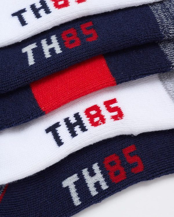 Tommy Hilfiger Boys No Show Socks - 6 Pack Soft Cotton Blend Cushion - Image 5