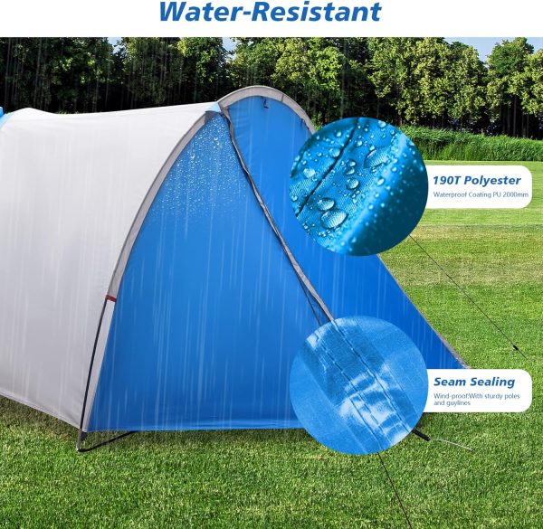 Pop up Tent for Camping, 3-4 Person Instant Pop up Tents, Pop-up Camping - Image 5
