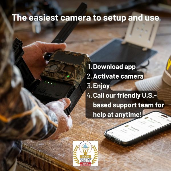 Y2 4G Cellular Trail Camera from Yellowstone.ai - Bundle with Solar Panel - Image 4