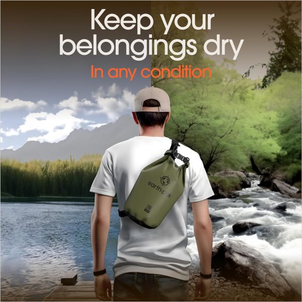 Earth Pak Waterproof Dry Bag - Roll Top Waterproof Backpack Sack Keeps Gear - Image 8