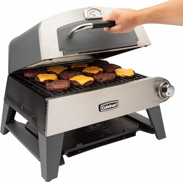 Cuisinart CGG-403 3-in-1 Grill, Griddle and Pizza Oven, Stainless Steel - Image 7