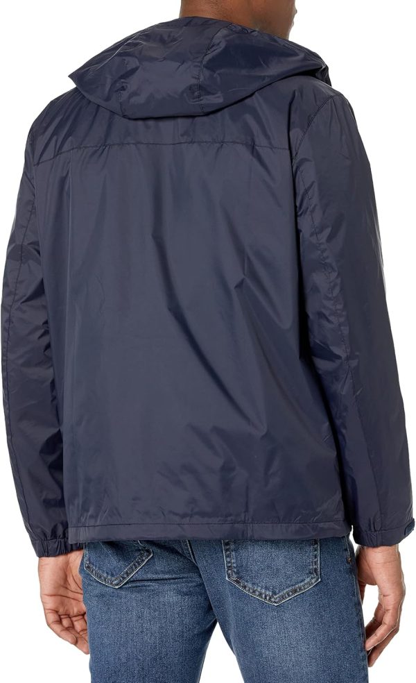 Tommy Hilfiger Men's Lightweight Breathable Waterproof Hooded Rain Jacket - Image 4