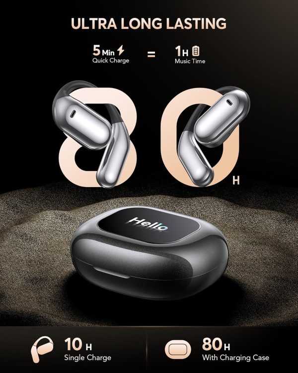 Ultra Open Ear Headphones Wireless Bluetooth - Ergonomic Pro Over The Ear - Image 6