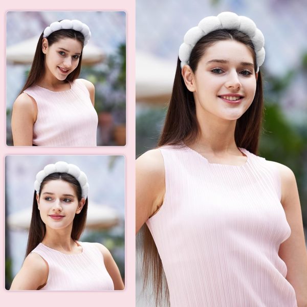Headbands for Women - Spa Headband and Wristband Set - Headband for Washing - Image 5