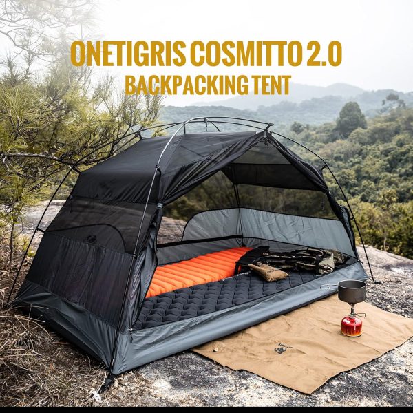 OneTigris COSMITTO 2 Person Backpacking Tent Shelter- Free Standing - Image 2