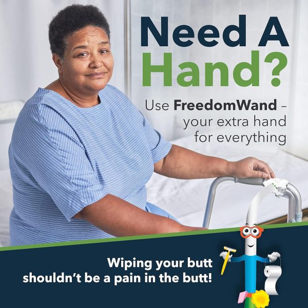 Multipurpose Toilet Aid – 25.5” Bathroom Aids for Wiping for People w/Range - Image 8
