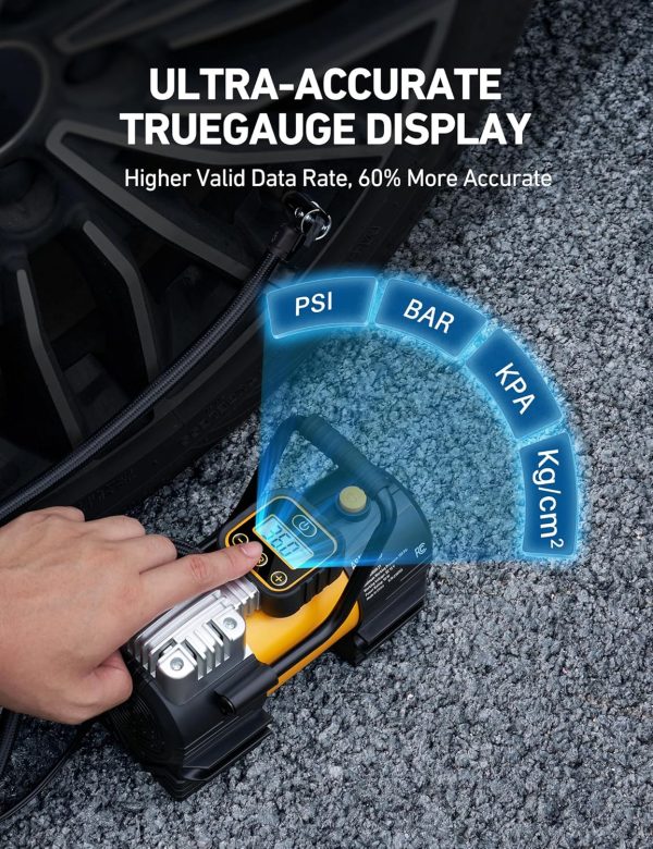 AstroAI Tire Inflator Portable Air Compressor (Up to 150 PSI) Tire Pump for - Image 7
