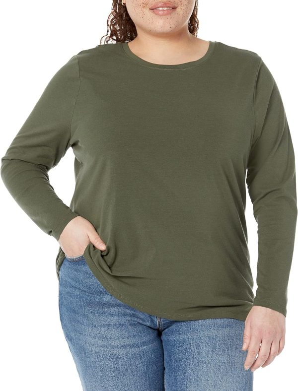 Amazon Essentials Women's Classic-Fit Long-Sleeve Crewneck T-Shirt - Image 6