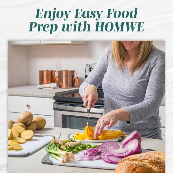 Cutting Boards for Kitchen - BPA-Free Chopping Board - Different Sizes & - Image 9