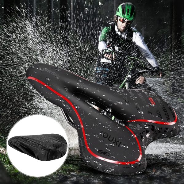 OUXI Comfort Bike Seat Comfortable Gel Bicycle Saddle Replacement Soft - Image 5