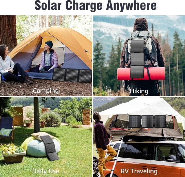 Portable Solar Panel Charger 30W, ZeroKor Foldable Solar Panel Kit with - Image 6