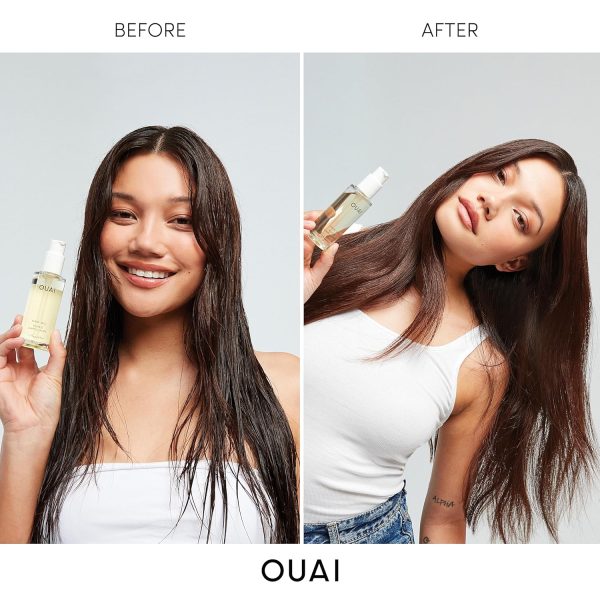 OUAI Hair Oil - Hair Heat Protectant Oil for Frizz Control - Adds Hair - Image 6