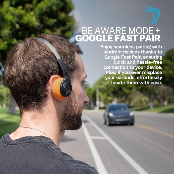 JLab Rewind 2 Wireless Retro Headphones, 20+ Hours Playtime, App Support, - Image 6