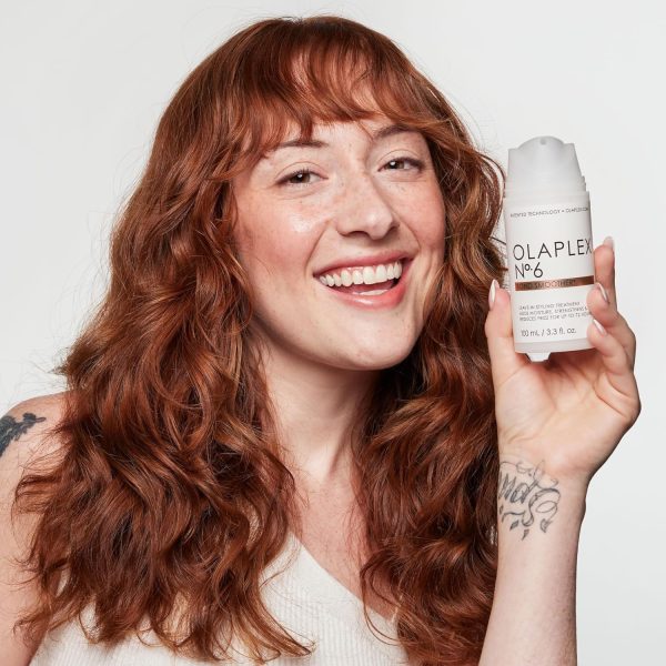 Olaplex No. 6 Bond Smoother, Leave-In Styling Hair Cream Treatment, - Image 4