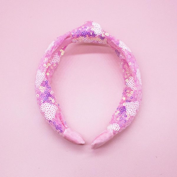 FROG SAC Heart Headband for Girls - Knotted Valentines Day Head Bands for - Image 9