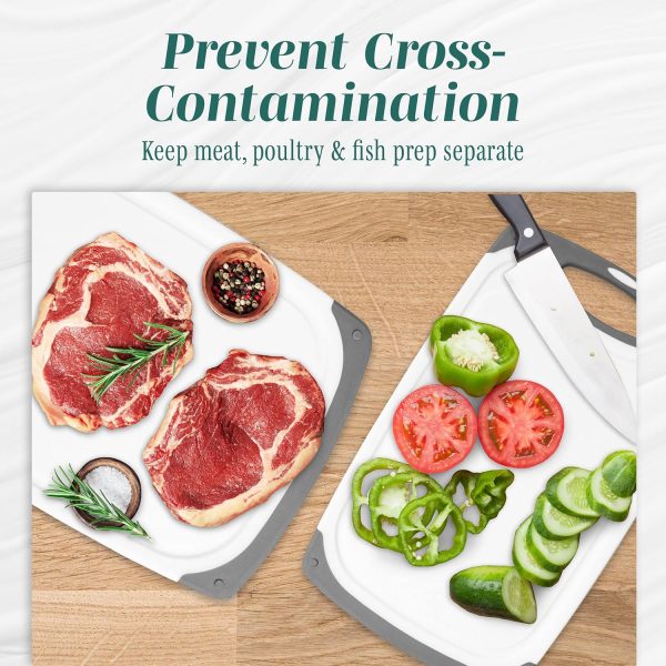 Cutting Boards for Kitchen - BPA-Free Chopping Board - Different Sizes & - Image 7