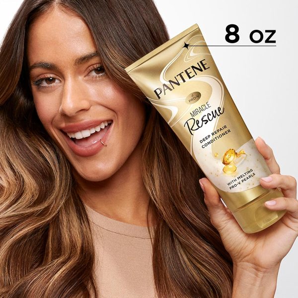 Pantene Miracle Rescue Deep Conditioner - Melting Pro-V Pearls for Dry, - Image 10