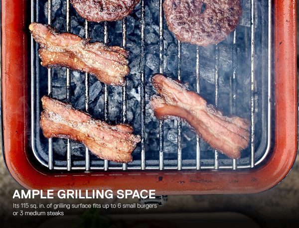 Everdure CUBE Portable Charcoal Grill, Tabletop BBQ, Perfect Tailgate, - Image 4