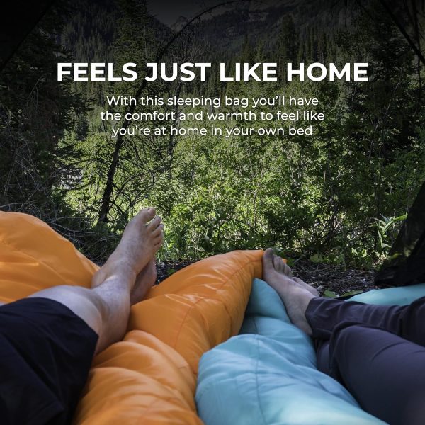 Teton Celsius Regular, -25F, 20F, 0F Degree Sleeping Bags, All Weather Bag - Image 7