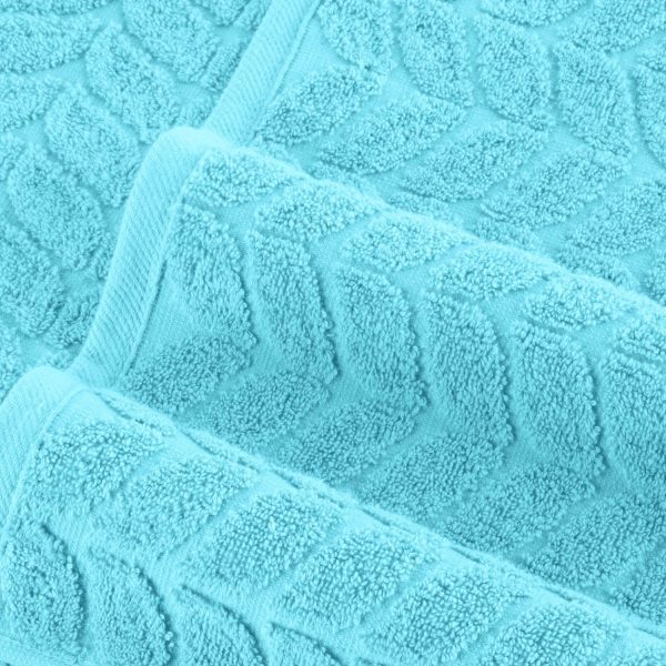 Elegant Comfort Luxury 6-Piece 100% Turkish Cotton Jacquard Braided - Image 6