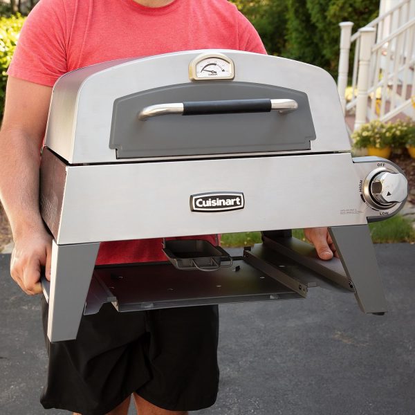 Cuisinart CGG-403 3-in-1 Grill, Griddle and Pizza Oven, Stainless Steel - Image 9
