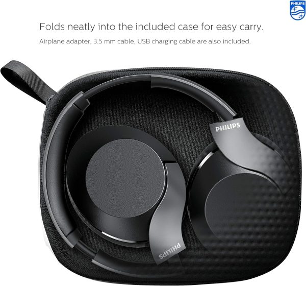 PHILIPS PH805 Active Noise Canceling (ANC) Over Ear Wireless Bluetooth - Image 8