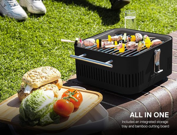 Everdure CUBE Portable Charcoal Grill, Tabletop BBQ, Perfect Tailgate, - Image 3