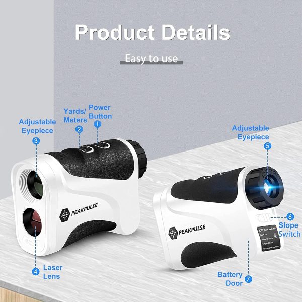 Golf Rangefinder 650 1200 1700Yards Range Finder Golfing Laser Distance - Image 7