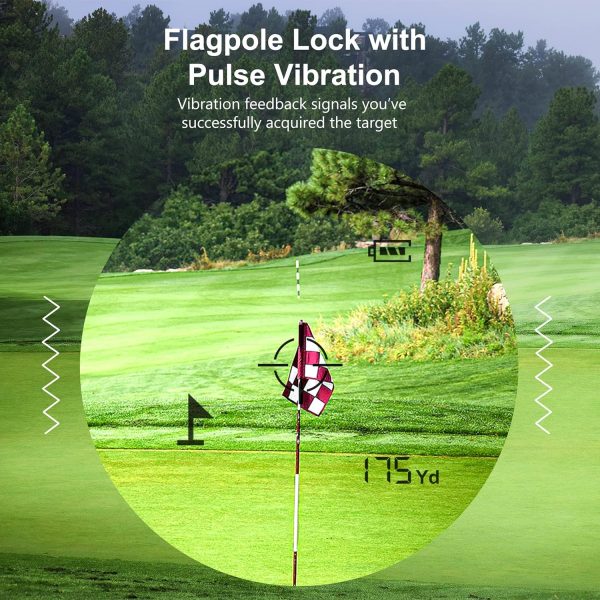 Golf Rangefinder 650 1200 1700Yards Range Finder Golfing Laser Distance - Image 5