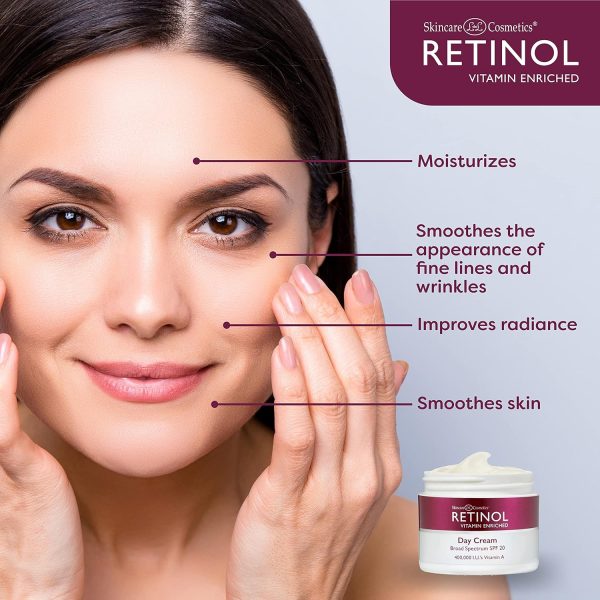 Retinol Skincare LdeL Cosmetics Day Cream Broad Spectrum SPF 20 Moisturizes - Image 4