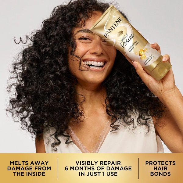 Pantene Miracle Rescue Deep Conditioner - Melting Pro-V Pearls for Dry, - Image 7