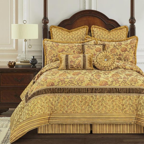 Loom and Mill 9-Piece Luxury Comforter Sets Classic Framework Design, - Image 3