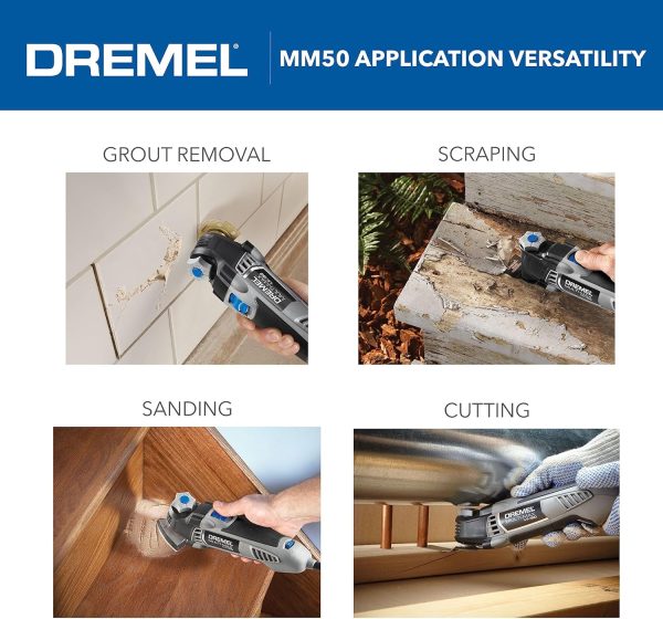 Dremel Multi-Max MM50-01 Oscillating Multi-Tool Kit with 30 Accessories and - Image 4