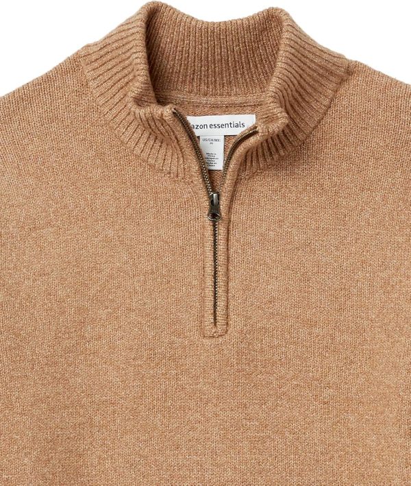 Amazon Essentials Men's Long-Sleeve Soft Touch Quarter-Zip Sweater - Image 6