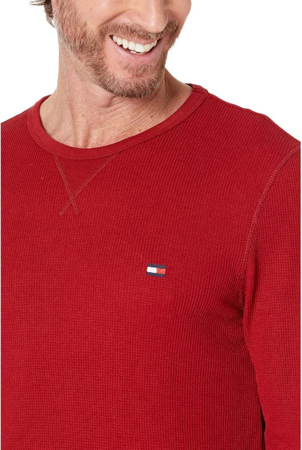 Tommy Hilfiger Men's Thermal Long Sleeve Crew Neck Shirt - Image 3