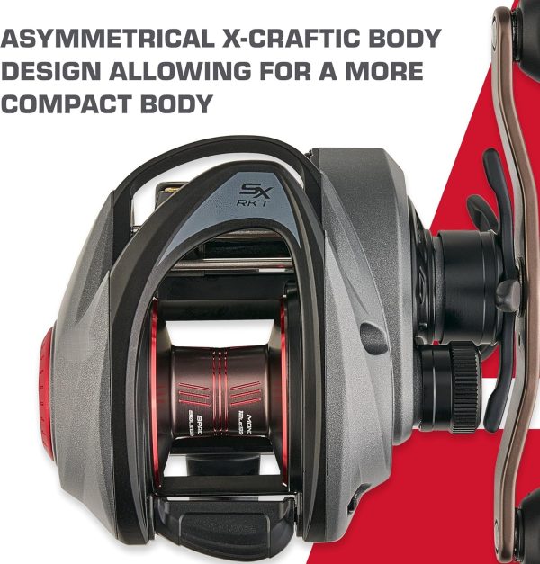 Abu Garcia Revo SX Rocket Low Profile Baitcast Fishing Reel - Image 8