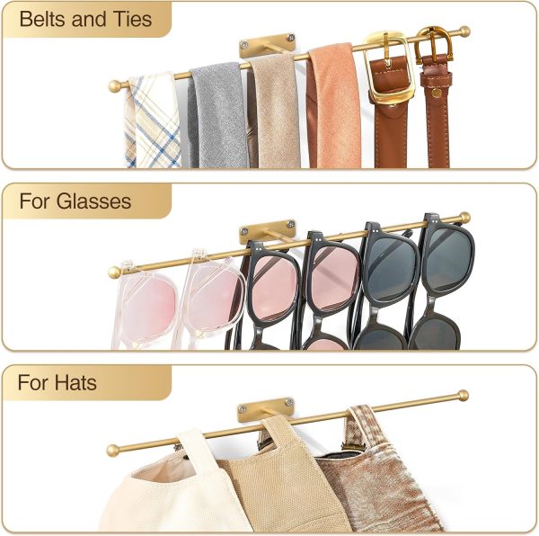 Wall Hanging Jewelry Organizer: 12.6'' Necklace Holder for Earring, - Image 4