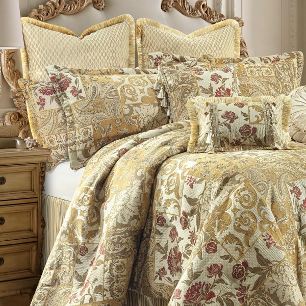 Loom and Mill 9-Piece Patchwork Comforter Set, Paisley Floral Comforter - Image 10