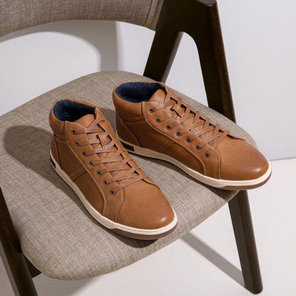 Jousen Men's Casual Shoes High Top Fashion Sneaker Lightweight Men Boots - Image 3